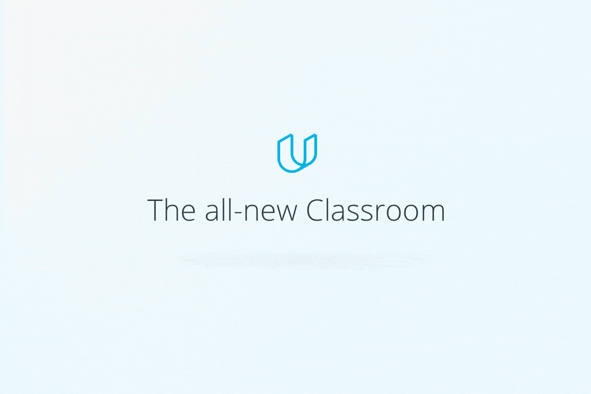 New Udacity Classroom