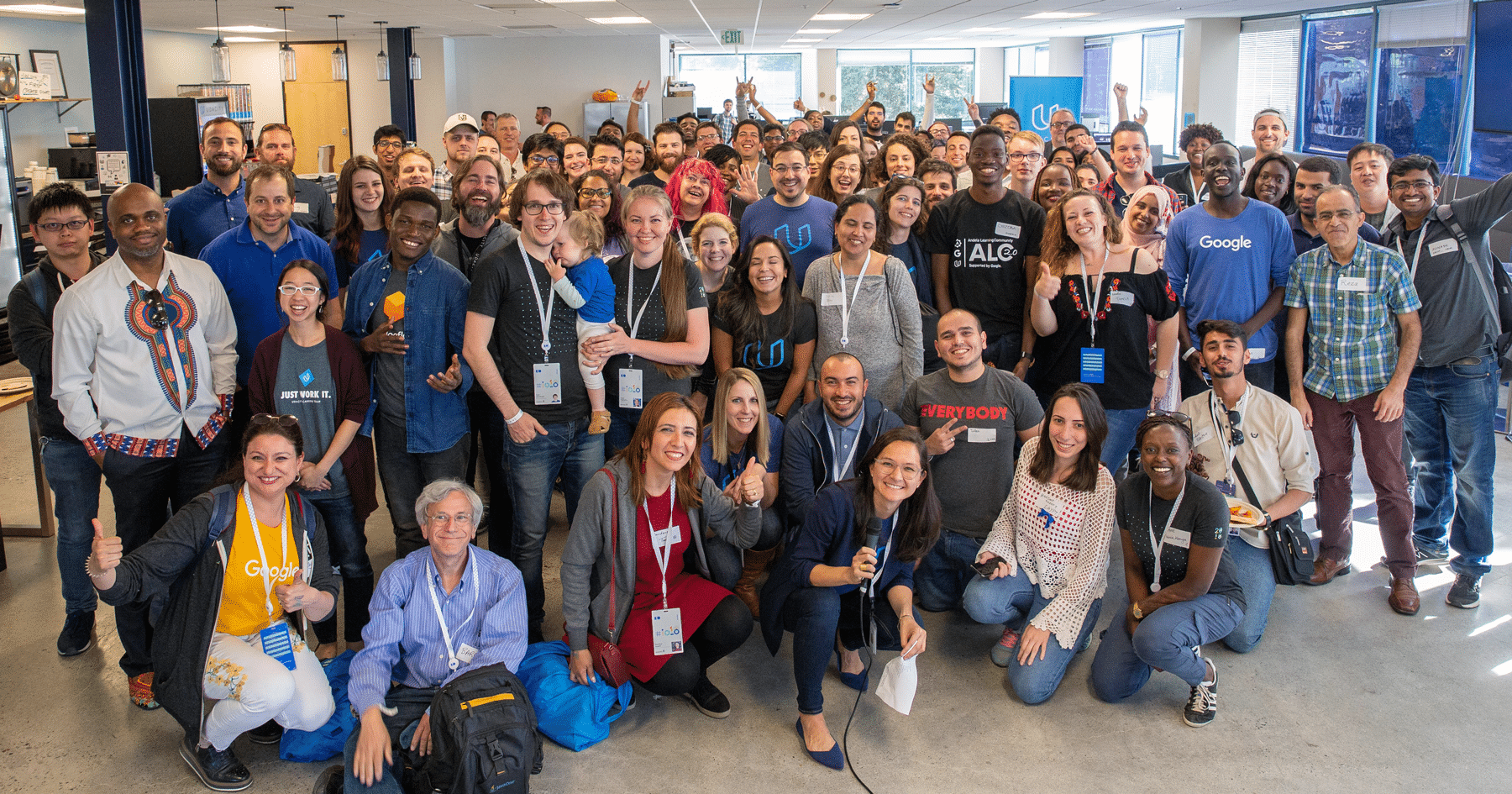 Grow with Google scholars at Udacity HQ