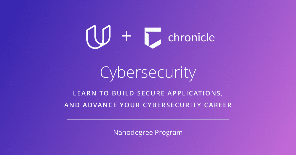 Udacity - Chronicle - Cybersecurity Nanodegree program