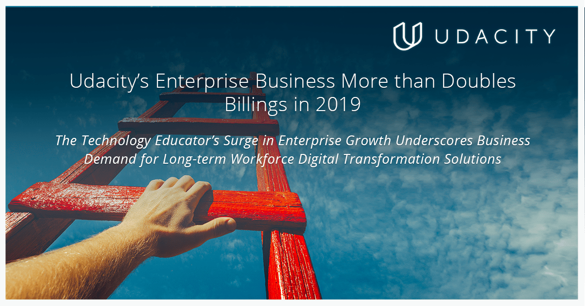 Udacity’s Enterprise Business More than Doubles Billings in 2019